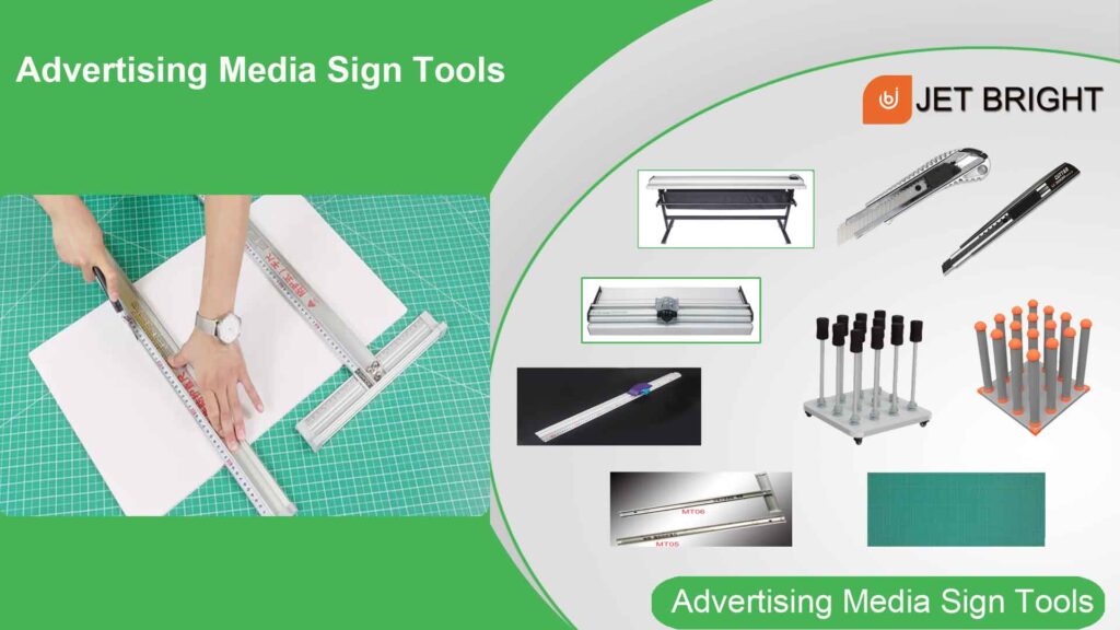 Advertising Material Tools for Plexiglass, adhesive vinyl, pvc banner