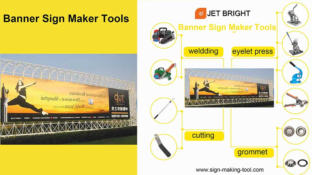 frontlit mesh banner material sign maker tools